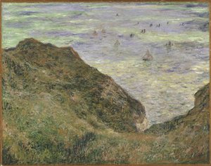 Sur la falaise à Pourville - Claude Monet