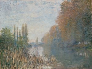 Les berges de la Seine en automne - Claude Monet