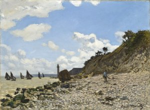 La Plage de Honfleur, 1864-1866 - Claude Monet
