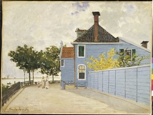 La Maison Bleue, Zaandam - Claude Monet