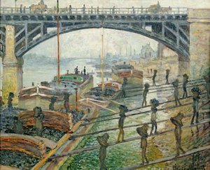 Les travailleurs du charbon - Claude Monet
