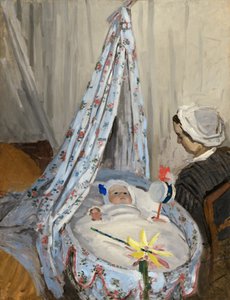 Le berceau - Camille avec le fils de l