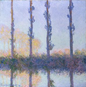 Les Quatre Arbres - Claude Monet