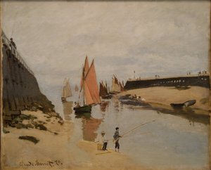 Le Port de Trouville - Claude Monet