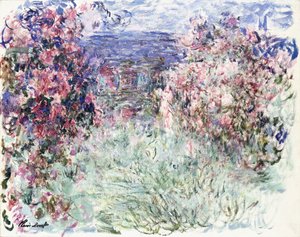 La maison parmi les roses, 1925 - Claude Monet