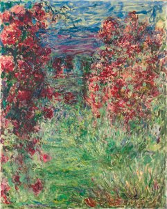 La Maison sous les Roses, Giverny, 1925 - Claude Monet