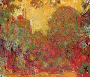 La maison vue du jardin de roses, 1922-24 - Claude Monet