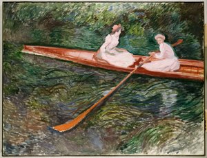 Le Bateau à Rames Rose - Claude Monet