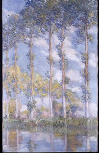 Les Peupliers - Claude Monet