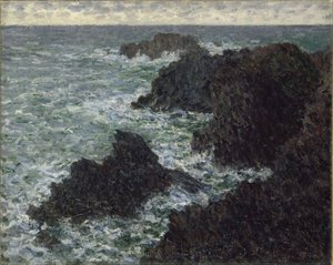 Les rochers à Belle-Ile, La Côte Sauvage, 1886 - Claude Monet