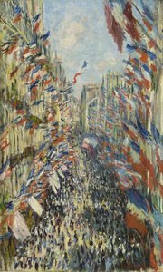 La rue Montorgueil à Paris - Claude Monet