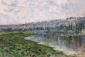 La Seine et les coteaux de Chantemsle - Claude Monet