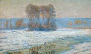 La Seine à Bennecourt, Hiver