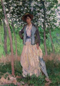 La promeneuse (Suzanne Hoschedé), 1887 - Claude Monet