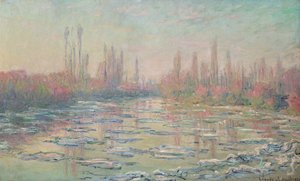 Le dégel sur la Seine, près de Vétheuil, 1880 - Claude Monet