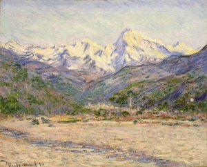 La vallée de la Nervia - Claude Monet