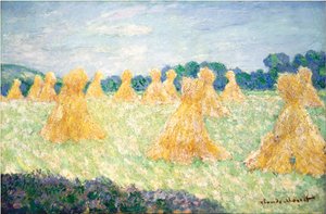 Les Jeunes Filles de Giverny, Effet de Soleil, 1894 - Claude Monet