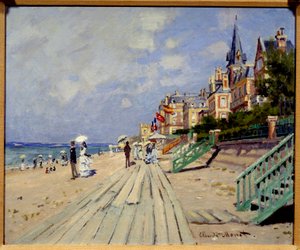 Plage de Trouville - Claude Monet