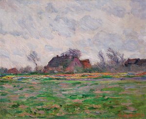 Champs de tulipes près de Leiden - Claude Monet