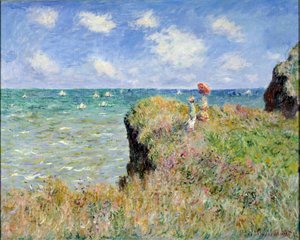 Promenade au bord de la falaise, Pourville
