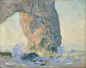 Vagues à la Manneporte, vers 1885 - Claude Monet