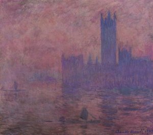 Tour de Westminster - Claude Monet