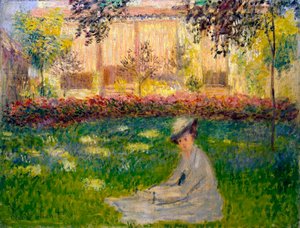 Femme dans un jardin, 1876