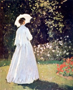 Femme dans le jardin, Sainte-Adresse (détail), 1867 - Claude Monet