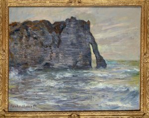 Étretat, Falaise et Porte d’Aval - Claude Monet