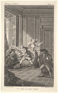 Un homme recroquevillé sur une chaise regarde vers un autre homme qui s
