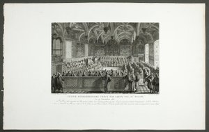 Special Session Held by Louis XVI at the Palace, from the series Tableaux historiques de la Révolution française