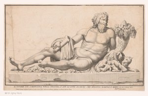 Personnification du Tibre (Antieke standbeelden) - Claude Randon