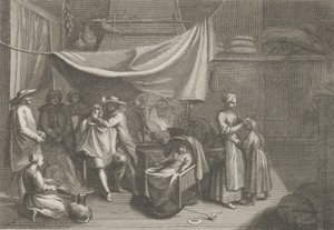 Le Matin, vers 1700 - Claude Saint Paul