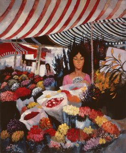 Le Vendeur de fleurs - Claude Salez