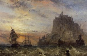 Mont St. Michel, Normandie - Claude T. Stanfield Moore