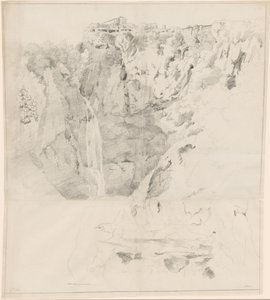 Falaises avec une cascade à Tivoli