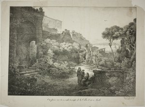 Vue de la deuxième terrasse de la Villa d
