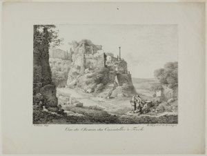 Vue de la route de Cascatelles à Tivoli - Claude Thienon