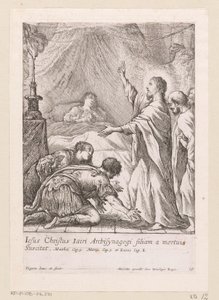 Christ ressuscite la fille de Jaïrus - Claude Vignon