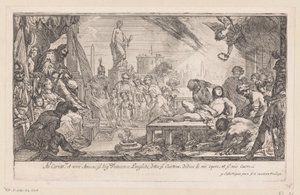 Martyr de saint Laurent - Claude Vignon