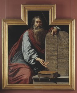 Moïse avec les tables de la loi - Claude Vignon