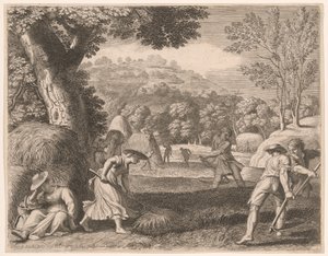La fenaison, planche 1 des Pastorales