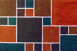 Blocs de couleurs géométriques