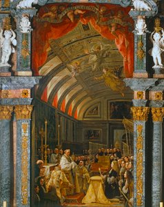 Adoration de la Sagrada Forma par Carlos II, roi d
