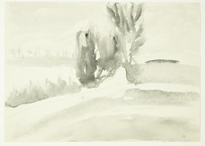Paysage avec des arbres - Claus Johansen