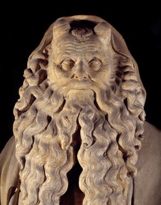 Art gothique flamand : le prophète Moïse (détail) - Claus Sluter