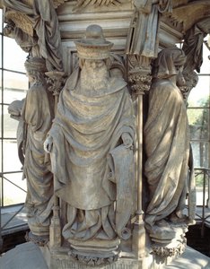 Zacharie. La base du Puits de Moïse (sculpture) - Claus Sluter