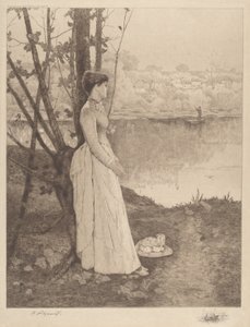 Sans titre (Dame au bord d