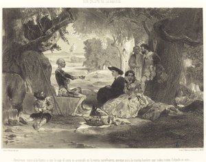 Apeáronse junto à la fuente... - Célestin Nanteuil
