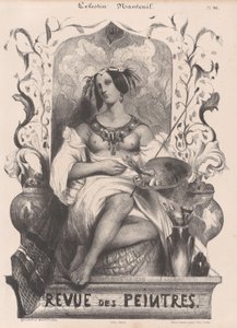 Page de titre pour la Revue de Peintres, 1835 - Célestin Nanteuil